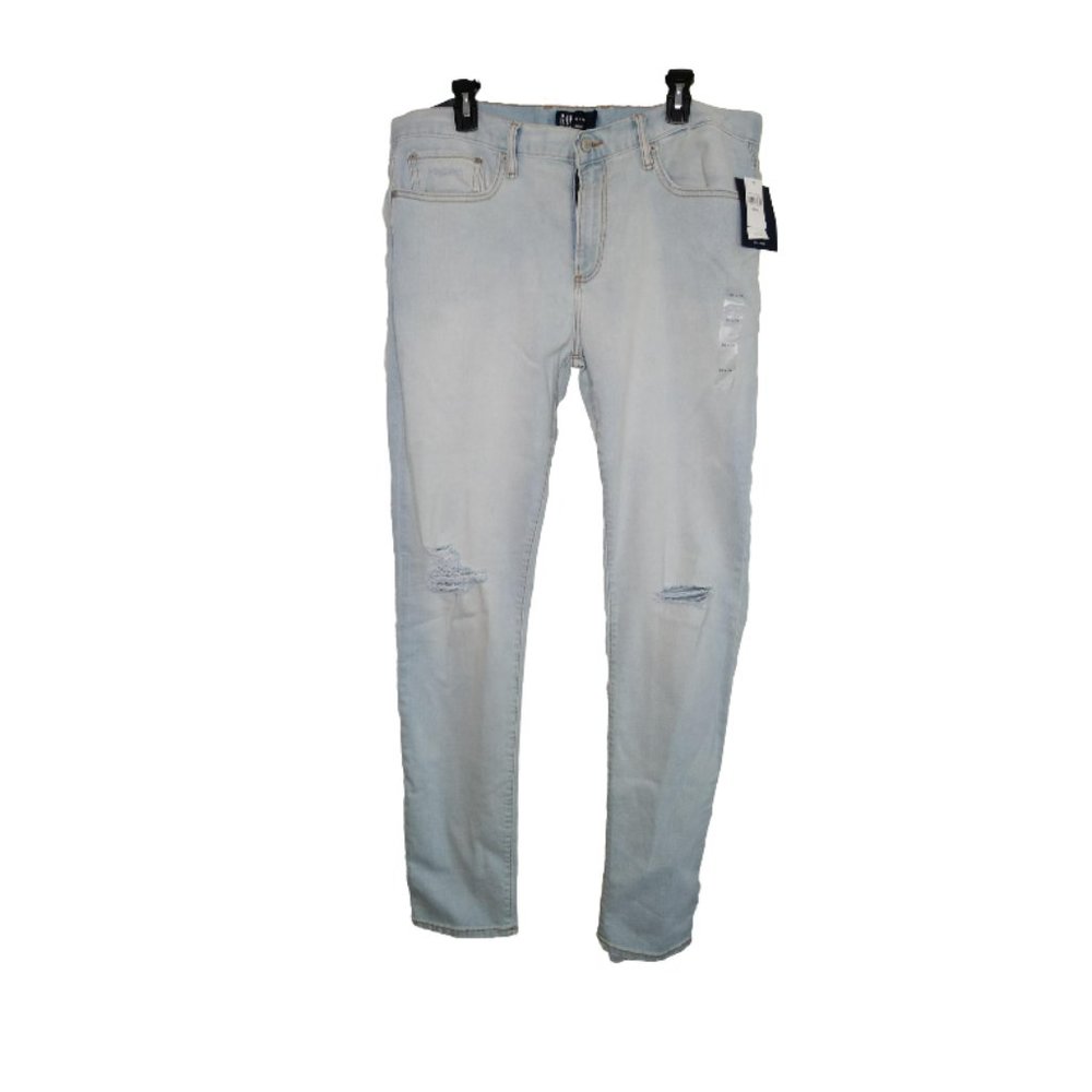 NWT Gap Wear Light Denim Men's Skinny Jeans
